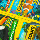 National Geographic Kids Find it! Explore it! 6 Books Collection Set (Animals, Oceans, History, Insects, Around the World & Dinosaurs) ( More Than 250 Things to find, Facts and Photos!)