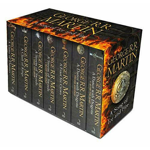 BOX MISSING - A Song of Ice and Fire Series 7 Books Collection Set By George R.R. Martin NEW COVER