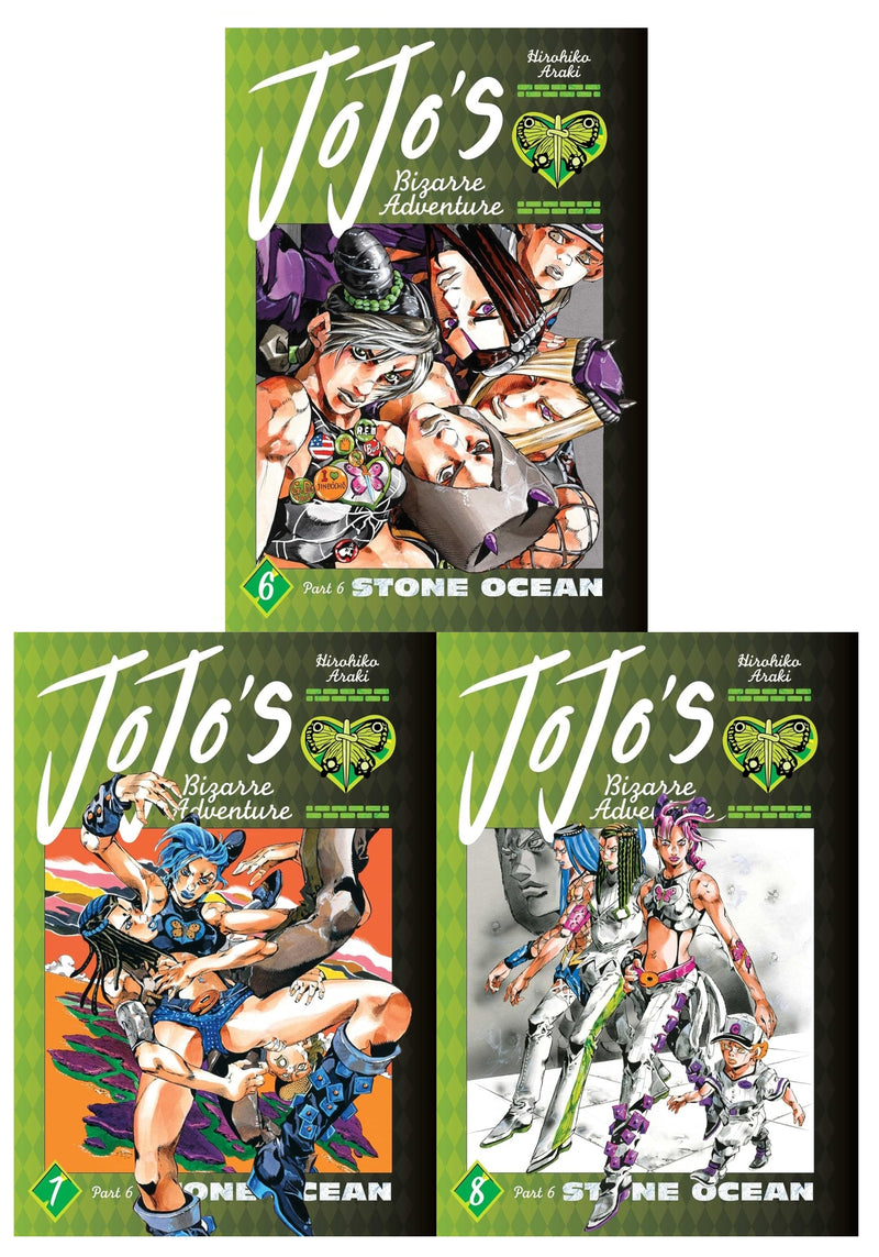 ["9780113760008", "9780678464441", "9780678467251", "9781637990957", "books for childrens", "childrens books", "comics books", "graphic novel books", "hirohiko araki", "hirohiko araki books", "hirohiko araki books collection", "jojo bizarre", "jojo bizarre adventure", "jojo bizarre adventure book collection", "jojo bizarre adventure books", "jojo bizarre adventure books collection", "jojo bizarre adventure part 6", "jojo bizarre adventure part 6 stone ocean", "manga", "ranga", "Stone Ocean", "Stone Ocean series", "stone ocean volume 6", "stone ocean volume 7", "stone ocean volume 8", "young adults"]