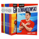 Football SUPERSTARS, Ultimate Football Heroes, 10 Books Collection Set By Harry Coninx (Tales From The Pitch) (Lewandowski, Gnabry, Rashford, Sterling, Sancho, Felix, Mbappe, Kante, Van Dijk, Son)