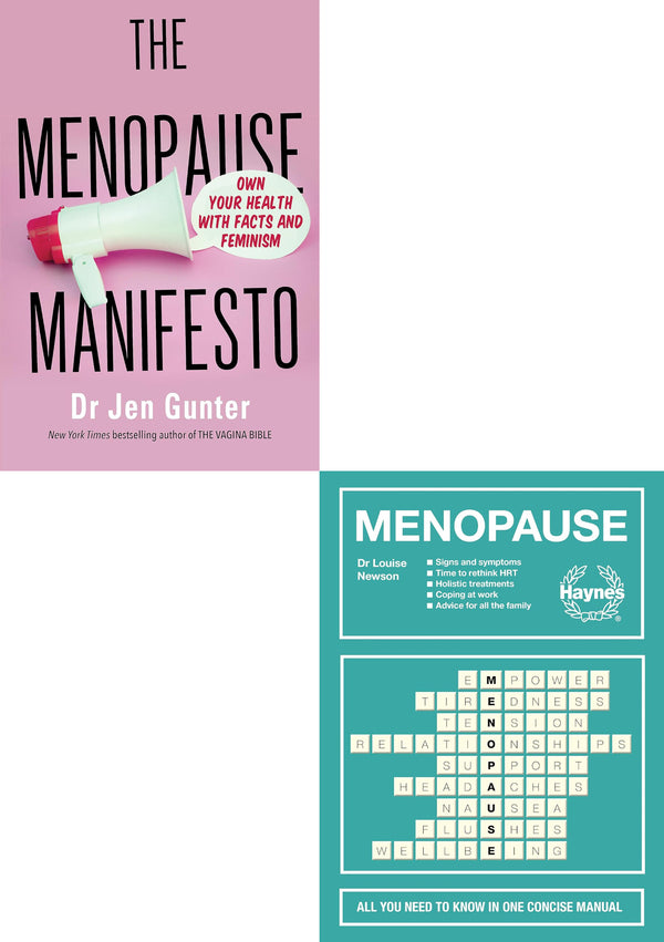 The Menopause Manifesto, Menopause concise manual(Hardback) 2 Books Collection Set