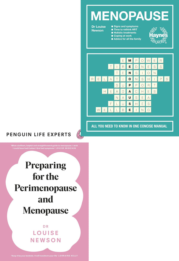 Menopause: All you need to know in one concise manual(Hardback), Preparing for the Perimenopause and Menopause 2 Books Collection Set