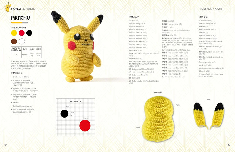 ["Art And Crafts", "Arts & Crafts", "Arts and Crafts", "Comics & Graphic Novels (Books)", "Crafts", "Crochet", "crochet patterns", "crocheting", "crocheting books", "Hobbies & Crafts", "Making Soft Toys", "Needlework & Fabrics", "plushie", "Pokemon CrochetBring your favorite Pokemon to life with 20 cute crochet patterns (Pokemon Crafts)", "Pokémon", "Pokémon Crafts", "Pokémon Crochet", "Pokémon Crochet: Bring your favorite Pokémon to life with 20 cute crochet patterns (Pokémon Crafts)", "Soft Toys", "stuffed toys crochet", "stuffed toys-with Pokémon"]