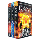 The Kane Chronicles Collection Rick Riordan 3 Books Set The Serpents Shadow, The Throne of Fire, The Red Pyramid