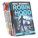 Robin Hood (Volume 6-10) by Robert Muchamore 5 Books Collection Set (Fire and Frost, Blasts and Betrayal And Fury, Bandits, Dirt Bikes and Trash, Prisons, Parties and Powerboats, Ballots and War and Peas)