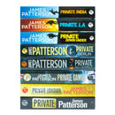 James Patterson Private Series 1-8 Books Collection Set (Private, Private London, Private Games, Private: No. 1 Suspect, Private Berlin and MORE)