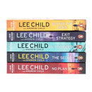 Jack Reacher Series (26-30) Collection 5 Books Set By Lee Child (Better Off Dead, No Plan B, The Secret, In Too Deep, Exit Strategy)