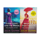 Julia Quinn The Lyndon Sisters Family Saga Collection 2 Books Set (Everything and the Moon, Brighter than the Sun)