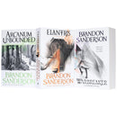 Brandon Sanderson Collection 3 Books Set (Arcanum Unbounded, Elantris and Warbreaker)