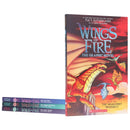 Wings of Fire Graphix 4 Books Box Set (The Dragonet Prophecy, The Lost Heir, The Hidden Kingdom and The Dark Secret)