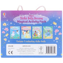 Usborne: Sticker Dolly Dressing Magical Activity Pack By Fiona Watt 4 Books Collection Box Set (Sticker Dolly Dressing: Magical Kingdom, Ballet Fairies, Rainbow Unicorns & Mermaid Kingdom)