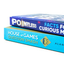 Alan Connor Quiz Books Collection 2 Books Set (House of Games Question Smash and Pointless Facts for Curious Minds)
