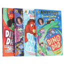 Dino Dad Series 4 Books Collection Set By Andy Day (Dino Dad, Ice Age, Big School Talent Show, Mystery of the Missing Egg)