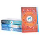 Stephen Fry Greek Myths Series 4 Books Collection Set (Mythos, Heroes, Troy and Odyssey)