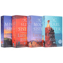 Lucinda Riley The Seven Sisters Series 4 Books Collection Set (The Pearl Sister, The Moon Sister, The Sun Sister, The Missing Sister)