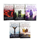 David Eddings The Malloreon Series 5 Books Collection Set  Guardians Of The West King Of The Murgos Demon Lord Of Karanda Sorceress Of Darshiva