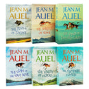 Earth's Children Series 6 Books Collection Set by Jean M Auel (The Clan of The Cave Bear, The Valley of Horses, The Mammoth Hunters, Plains of Passage, Shelters of Stone & The Land of Painted Caves)