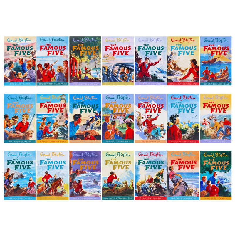 Enid Blyton The Famous Five 21冊セット Famous Five books Box Set pack 21 books collection By Enid Blyton