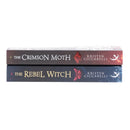 The Crimson Moth Series 2 Books Collection Set By Kristen Ciccarelli (The Crimson Moth and The Rebel Witch)