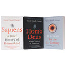 Yuval Noah Harari 3 Books Collection Set – Sapiens, Homo Deus & 21 Lessons for the 21st Century | Bestselling History, Future & Society Books