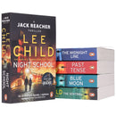 Jack Reacher Series (21-25) Collection 5 Books Set By Lee Child (Night School, The Midnight Line, Past Tense, Blue Moon, The Sentinel)