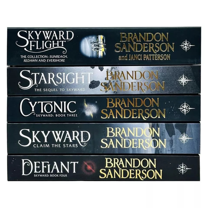 ["9781399622325", "brandon sanderson", "Brandon Sanderson book", "Brandon Sanderson books", "Brandon Sanderson Skyward Series", "Brandon Sanderson Skyward Series Collection", "Cytonic", "Defiant", "Fiction for Children", "Literature & Fiction for Children", "Science Fiction for Children", "Skyward", "skyward Flight", "Skyward Series", "Skyward Series Boxed Set", "Skyward Series Collection", "Space Opera for Young Adults", "Starsight"]