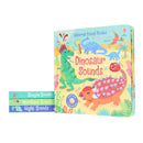 Usborne Sound Books Series 1 Collection 4 Books Set Jungle, Dinosaur, Woodland, Night