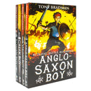Tony Bradman Historical Adventures Collection 4 Books Set (Viking Boy, Greek Boy, Anglo-Saxon Boy & Roman Boy)