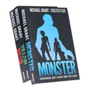 Monster Series 3 Book Set by Michael Grant – Monster, Villain & Hero YA Sci-Fi Thriller Collection