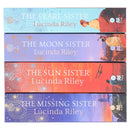 Lucinda Riley The Seven Sisters Series 4 Books Collection Set (The Pearl Sister, The Moon Sister, The Sun Sister, The Missing Sister)