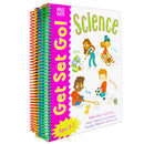 Get Set Go Skills for School 4 Wipe Clean Books Set Plus one Pen (Ages 4-7) (Computing and coding, Know your Numbers, Know Your Grammar & Science)