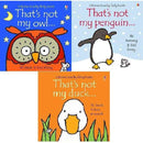 Thats Not My Birds Collection 3 Books Set By Fiona Watt (Owl, Penguin, Duck)