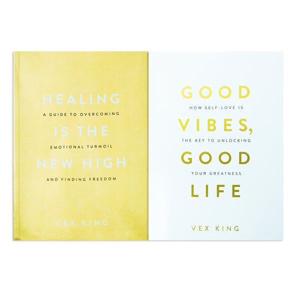["9781788171823", "9781788174770", "bestselling books", "Emotional Turmoil", "Finding Freedom", "good life good vibes", "good vibe good life", "good vibe good life book", "Good Vibes", "good vibes good life", "good vibes good life book", "good vibes good life by vex king", "good vibes good life reviews", "good vibes good life vex king", "Guiding Book", "Healing is the New High", "Motivation Book", "self development books", "self help books", "sunday times bestseller", "vex king", "vex king 2 books Collection", "Vex King 2 Books Collection Set", "vex king book collection", "vex king book collection set", "vex king books", "vex king good vibes good life", "vex king series"]