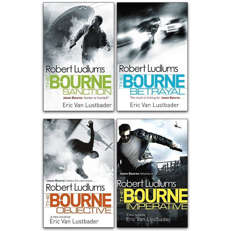 ["9789124054250", "Bestselling Book", "bourne trilogy", "Crime and Mystery Series", "Fiction Book", "Memory", "robert ludlum", "Robert Ludlum book Collection Set", "robert ludlum books", "robert ludlum bourne series", "robert ludlum bourne series in order", "robert ludlum collection", "The Bourne Betrayal", "The Bourne Imperative", "The bourne Objective", "The Bourne Sanction", "The Bourne Series", "the bourne trilogy books", "Thrilling Series"]