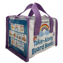 Early Learning Take Along Board Books Set of 10 in Case Childrens Library