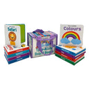 Early Learning Take Along Board Books Set of 10 in Case Childrens Library
