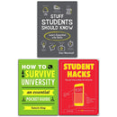 How To Survive University, Stuffs Students Should Know, Student Hacks 3 Books Collection Set