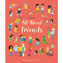 Usborne All About Feelings Friends And Families My First Books 5 Book Set By Felicity Brooks (All About Feelings, All About Families, All About Diversity, All About Friends & Worries and Fears)