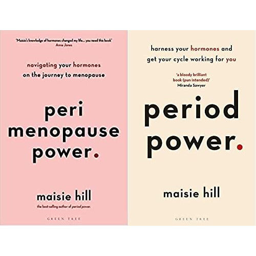 Peri Menopause Power, Period Power 2 Book Set Collection by Maisie Hill
