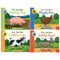 Farmyard Friends Series 4 Books Collection Set by Axel Scheffler (Higgly Hen, Portly Pig, Cuddly Cow &amp; Gobbly Goat)