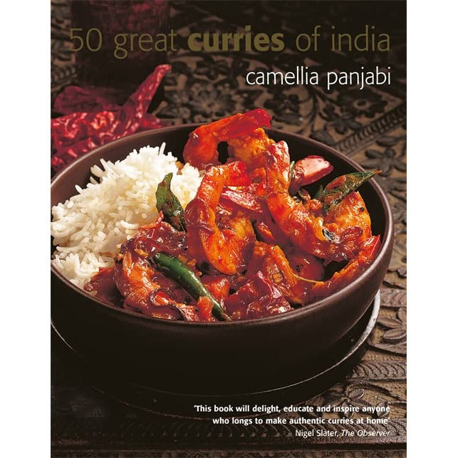 ["1 Million copies sold", "30 minute DVD", "50 Great curries by Camellia Punjabi", "50 Great Curries of India", "50 Great Curries of India by Camellia Panjabi", "50 recipes", "9781856265461", "Best cooking time", "Bestselling single book", "Camellia Panjabi", "Camellia Punjabi Cooking book", "Classic Indian Cooking", "colour and texture", "Cooking book", "Cooking book by Camellia Punjabi", "cooking books", "Curries of India", "curry-making techniques", "Easy Learning", "Famous Author", "Fish & Seafood Books", "full-colour picture", "geography and philosophy of Indian Cuisine", "Home Cooking", "Indian food", "Indian Food & Drink", "indian food cooking", "Indian Food recipe book", "Indian Food recipe guide", "Indian Food recipe journal", "Indian Instant Pot Cookbook", "Indian Recipe Book", "Meat", "My Indian Kitchen", "National Cuisine", "Photo book", "Poultry & Game Books", "Recipe Book", "Reginal Cuisine", "unique book", "World bestselling Curry Book"]