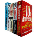 James Patterson Collection Women's Murder Club 6 to 10 5 Books Set (The 6th Target,7th Heaven,8th Confession,9th Judgement,10th Anniversary)