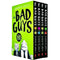 The Bad Guys Episodes 1-8 Collection 4 Books Set by Aaron Blabey (Bad Guys/Mission Unpluckable, Furball Strikes Back/Attack of the Zittens, Intergalactic Gas/Alien, Do-You-Think-He-Saur-Us/Superbad)
