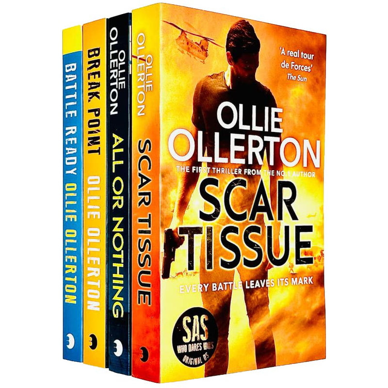 ["9789124213060", "adult fiction", "Adult Fiction (Top Authors)", "adult fiction books", "adults fiction", "all or nothing", "All Or Nothing the explosive new action thriller", "battle ready", "bestselling author", "Bestselling Author Book", "bestselling book", "bestselling books", "bestselling single books", "break point", "Break Point SAS Who Dares Wins", "Crime", "crime thriller", "crime thriller books", "military", "ollie ollerton", "ollie ollerton all or nothing", "ollie ollerton books", "ollie ollerton collection", "sas who dares wins", "scar tissue", "Scar Tissue The Debut Thriller from the No.1 Bestselling Author and Star of SAS Who Dares Wins"]