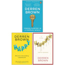 Derren Brown Collection 3 Books Set (A Book of Secrets, Happy, [Hardcover]A Little Happier)