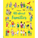 Usborne All About Feelings Friends And Families My First Books 5 Book Set By Felicity Brooks (All About Feelings, All About Families, All About Diversity, All About Friends & Worries and Fears)