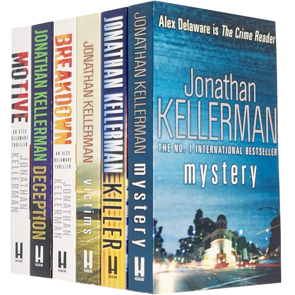 Jonathan Kellerman 6 Books Collection Set (Mystery, Killer, Victims, Breakdown, Deception, Motive)