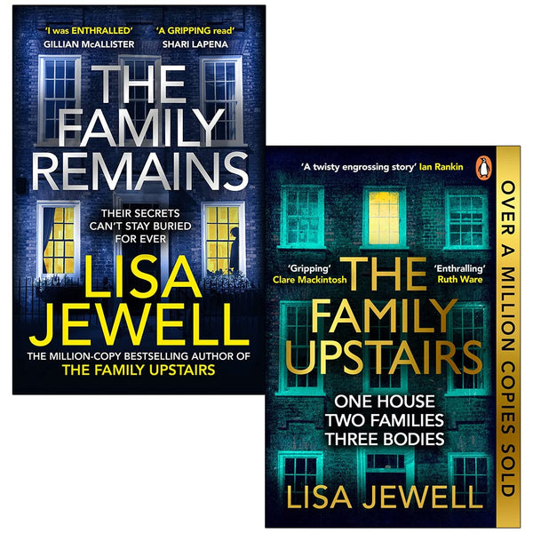 Lisa Jewell The Family Upstairs Series 2 Books Collection Set (The Family Remains, The Family Upstairs)