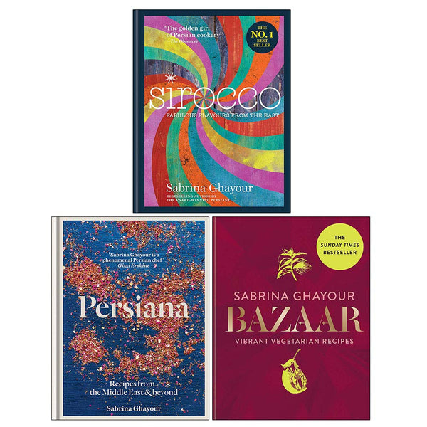 Sabrina Ghayour 3 Books Collection Set (Persiana, Bazaar, Sirocco)