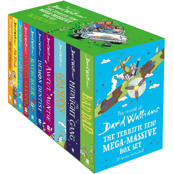 The World Of David Walliams Terrific Ten 10 Books Collection Box Set